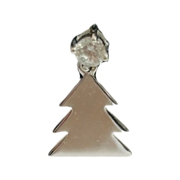 Christmas Tree Earrings Silver Gold Crystals Bundle Lot 3 Pairs Festive Holiday - Picture 10 of 11